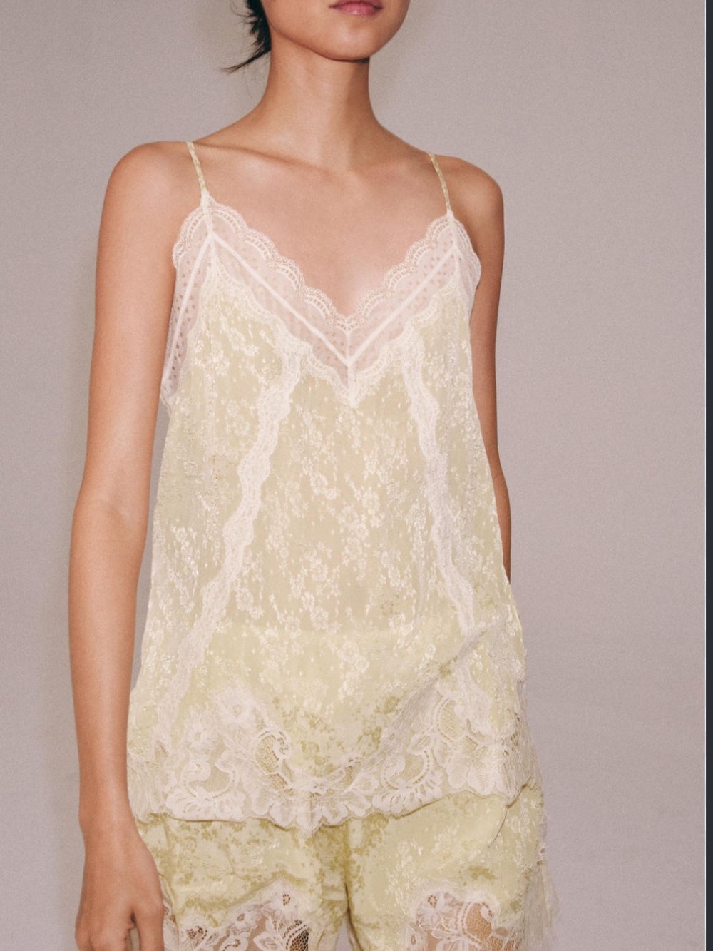 Jaquard lace top